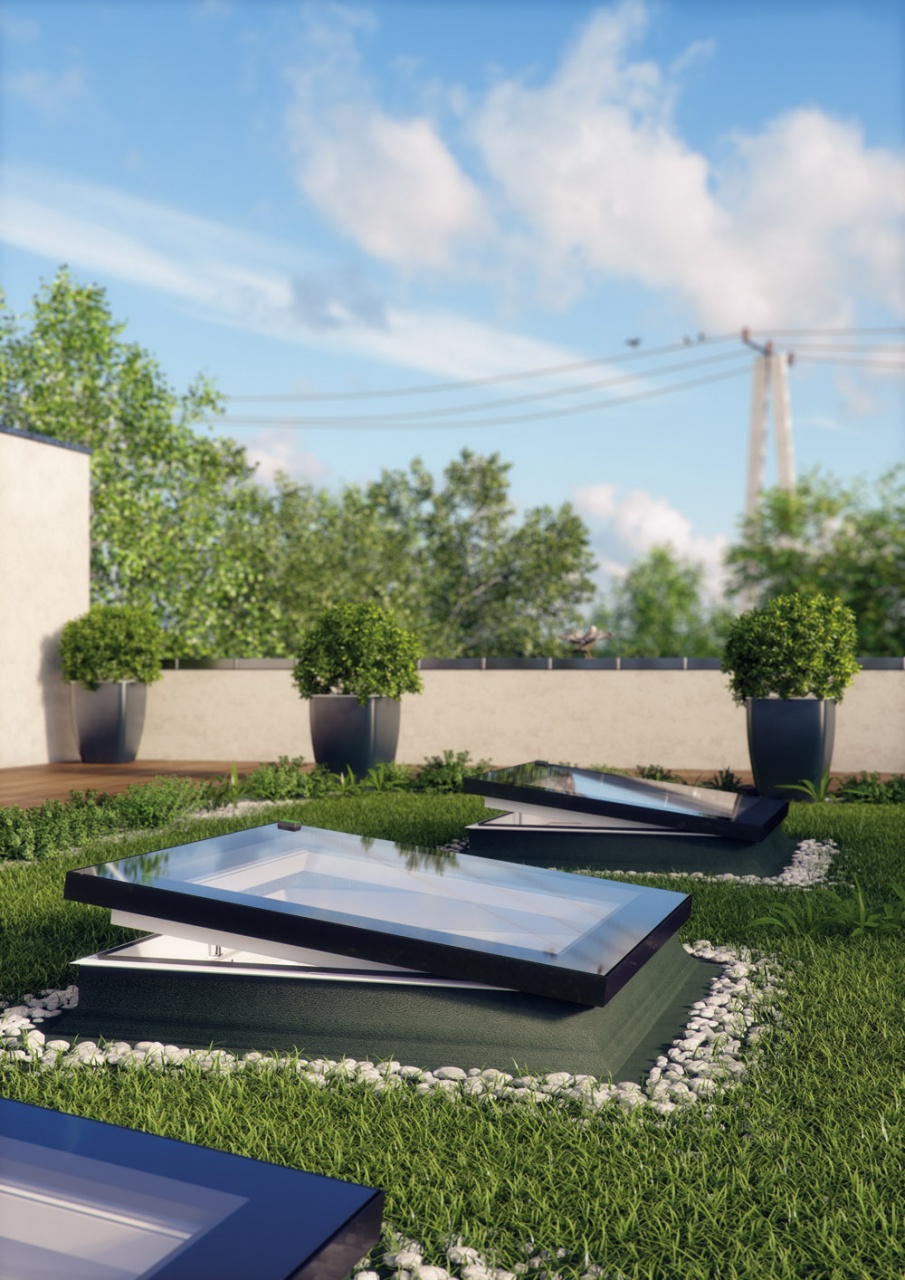 Окна для плоских крыш без купола D_F